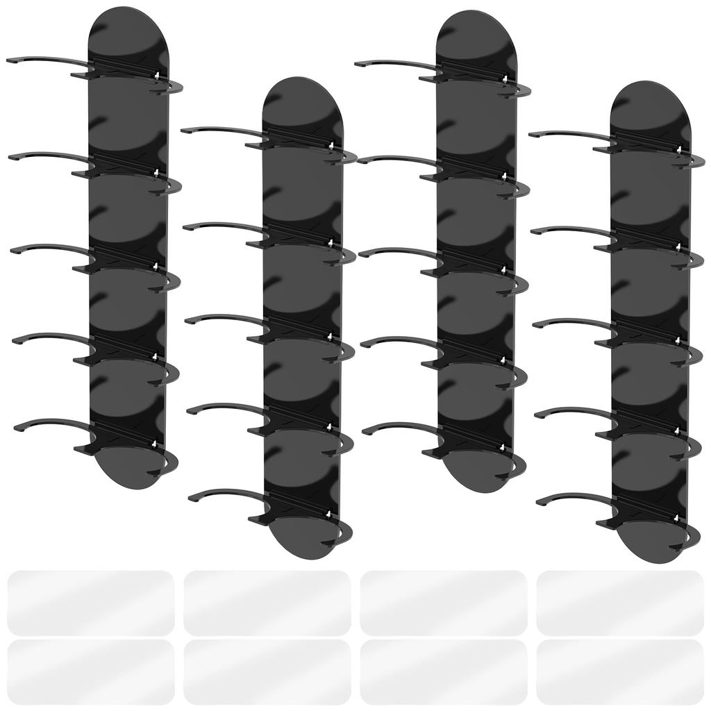 4 шт. Настенный держатель для кофейных капсул, экономящий место, органайзер для капсул, настенная или крепящаяся к кофемашине стойка для хранения с клеем для дома