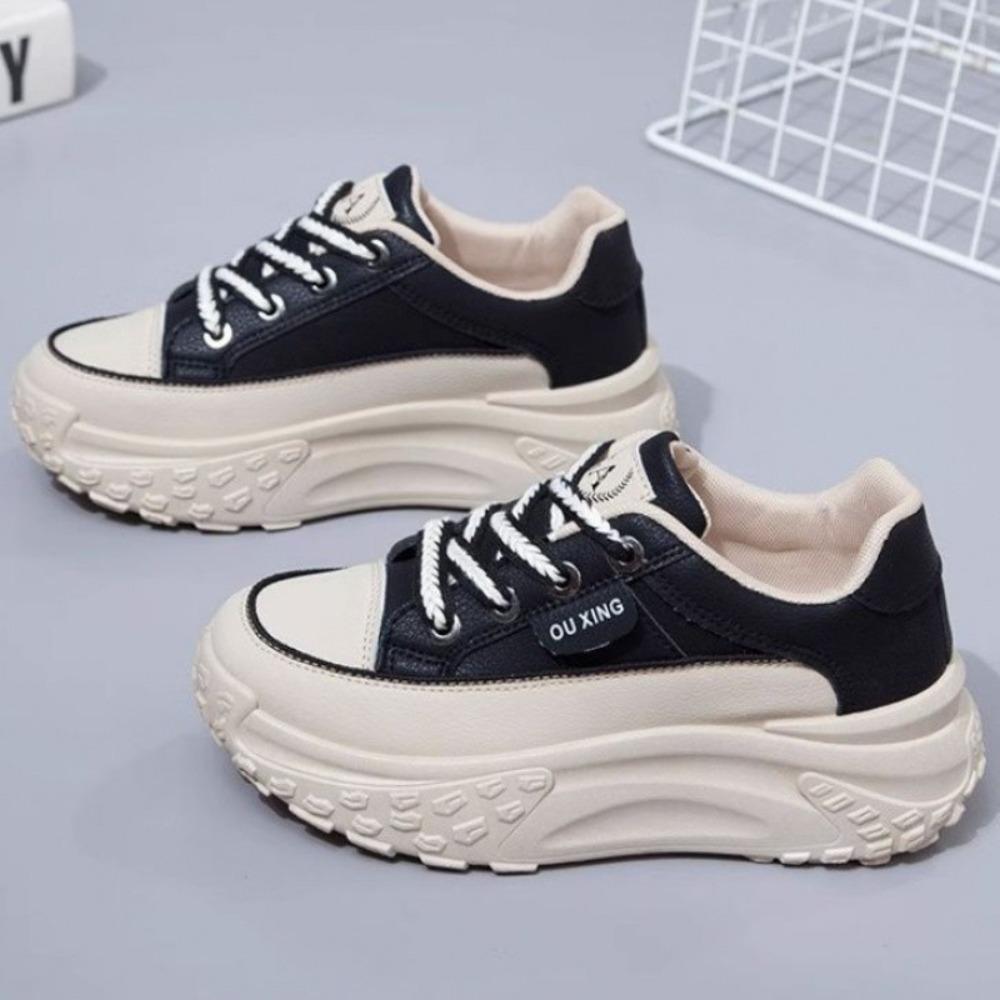 Новые женские кроссовки, женская обувь в стиле ретро, весенние туфли на платформе, повседневные кроссовки, универсальная модная дизайнерская обувь высокого качества