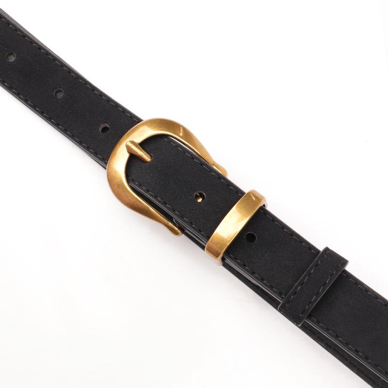 Retro Women's Suede-Look Belt: Stylish, Simple, Decorative, All-Match Accessory