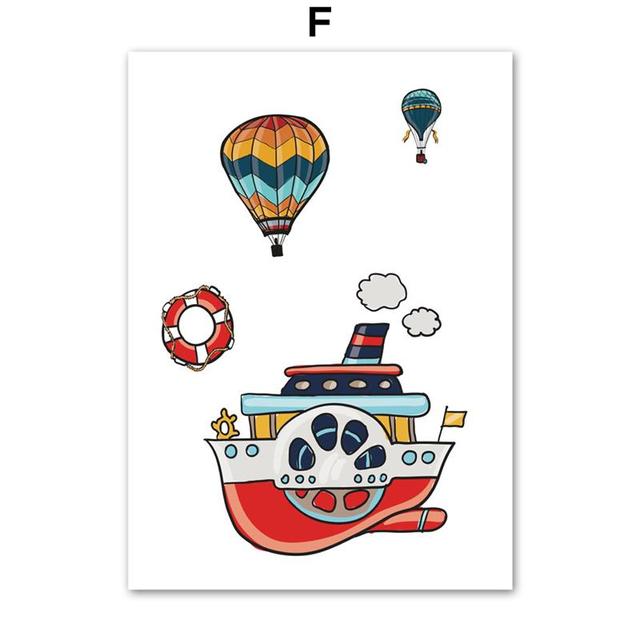 Для автомобилей мультфильм плакаты и принты для гостиной ребенок детская комната украшения смешные принты на холсте вождение для домашнего декора детская комната без рамки