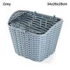 New Plastic Electric Bike Basket 3 Colors Waterproof D-shaped Baskets Rainproof 2 Styles Bicycle Wicker Cycling Accessories