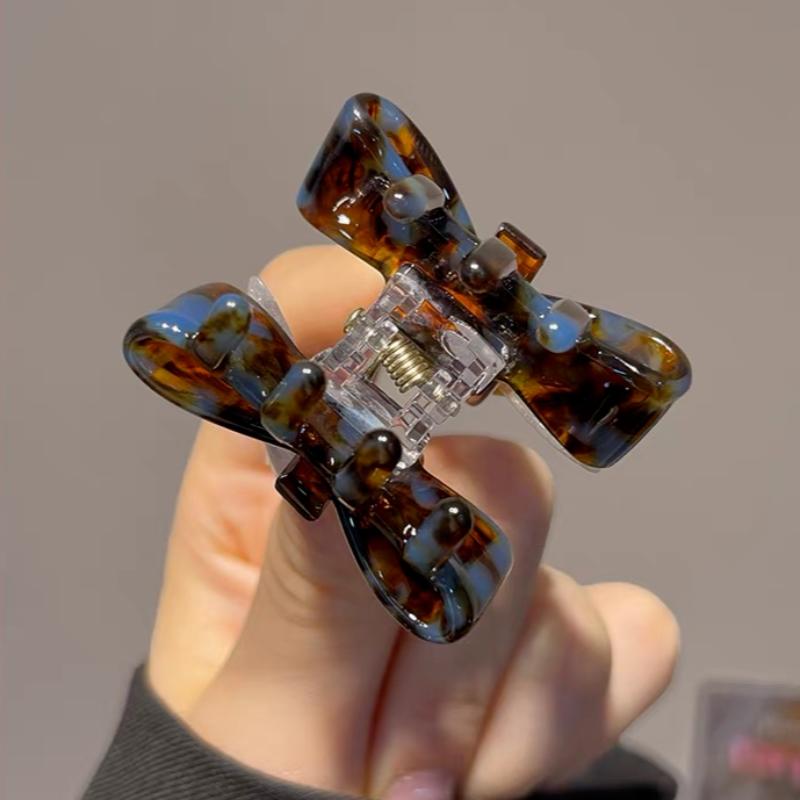 Новые ретро ацетатные маленькие заколки для волос для женщин, изысканные банты, заколки для волос, боковые заколки для волос для девочек, аксессуары для волос, корейские заколки для волос