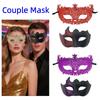 2PCS/set Couple Masks Venetian Masquerade Party Painted Mask Eye Mask Performance Dance Carnival Party Costume Cosplay Props