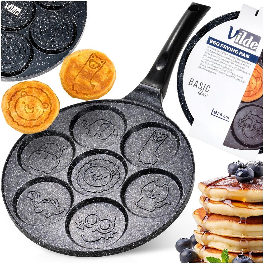 Granite egg pan 7 holes BASIC LINE 26 cm