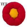 Cute Aesthetic Chair Pad Corduroy Flower Cushion, Shape Floor Decorative Room Decor Throw Pillow for Bed Sofa Couch Sunflower Seat Cushion