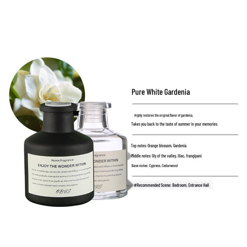 Ароматерапевтический диффузор с ротанговыми палочками и кисточкой для дома и спальни