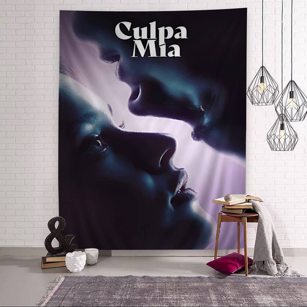 Моя вина Culpa Mia 2023 Фильм Цветной Гобелен Настенный Подвесной Таро Хиппи Настенные Ковры Декор Стены Комнаты Студента