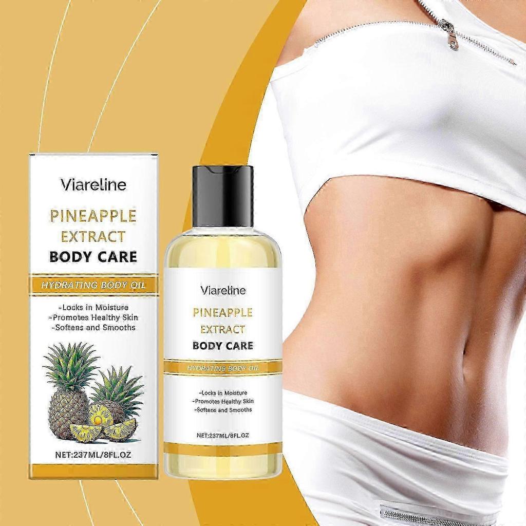 Viareline Pineapple Flavor Body Care Oil Moisturizing and Softening Skin Fragrance Body Oil x