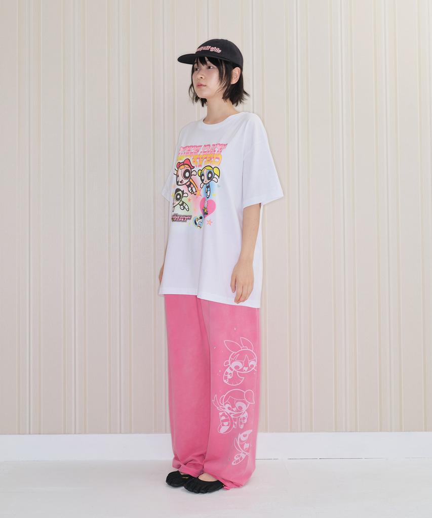 AMES-WORLDWIDE Ppg Hotfix Drawing Sweat Pants Pink