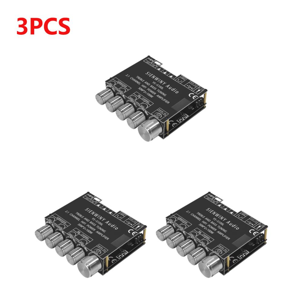 2.1 3 Channel Audio Amplifier Module Bluetooth-compatible 5.1 CS8673E Amplifier Board DIY Home Audio Supports Phone APP Control