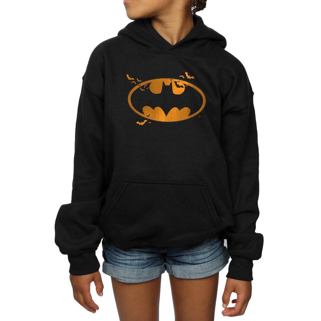 DC Comics Толстовка с капюшоном для девочек с логотипом Batman Halloween