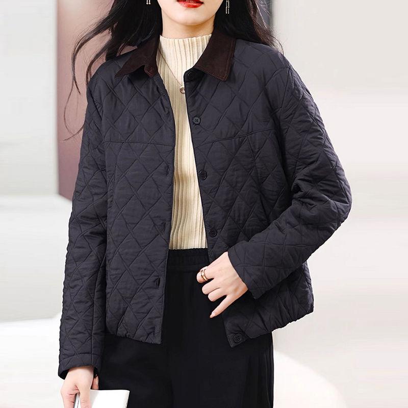 Модная и элегантная короткая хлопковая куртка для мам – легкое и теплое пальто для повседневных и стильных мам