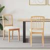 Dining Chairs 2 pcs Natural 50 x 52.5 x 91 cm