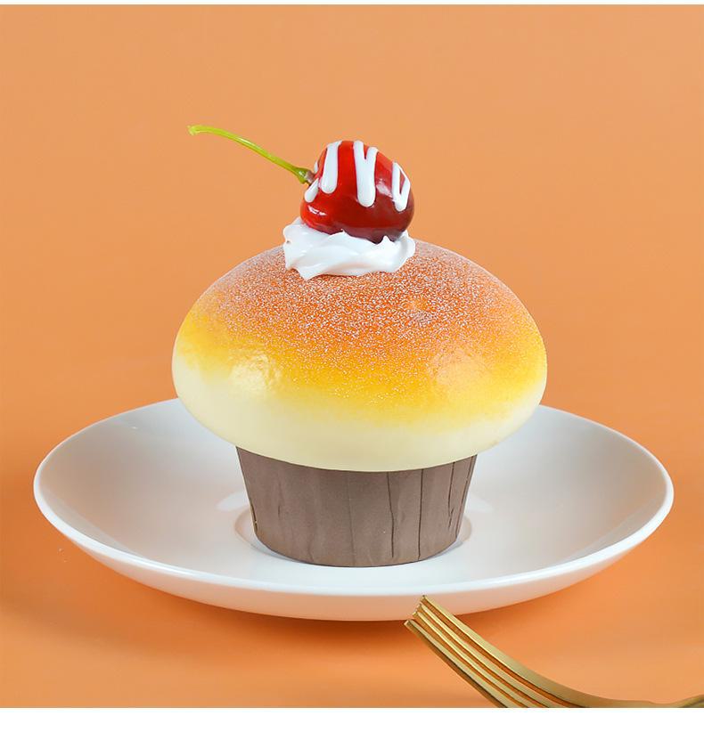 Набор магнитов для кексов и фруктов из полиуретана с медленным отскоком и грибами