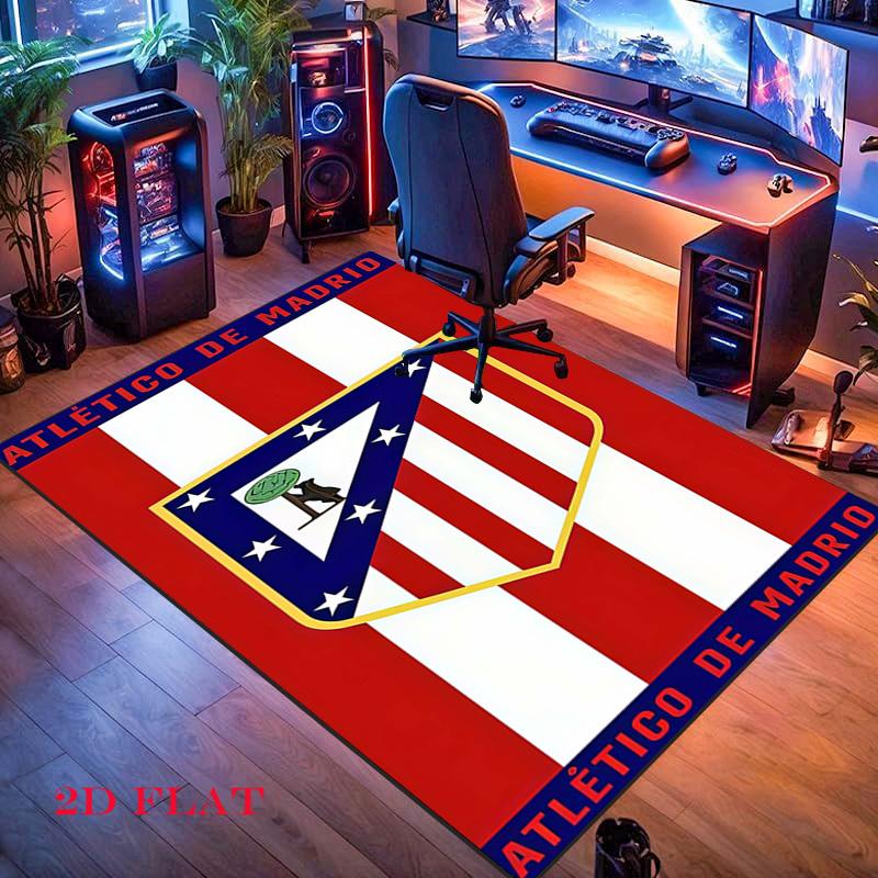 Atleti Carpet Rug for Living Room Bedroom Home Sofa Decoration,Kids play Nonslip Floor Mat