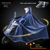 Electric Bicycle Motorcycle Raincoat Single Double plus Size Thicken and Lengthen Big Brim Adult Riding Poncho Men