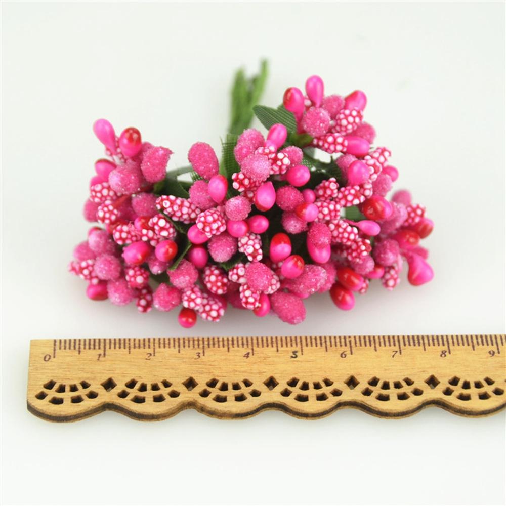 Брак Скрапбукинг Коробка Праздничные Принадлежности Ягоды Тычинки Искусственный Цветок Домашний Декор Искусственный Цветок
