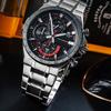 Casio EDIFICE Classic Simple Casual Fashion Business Trend Contrast Color Classic Three Eyes Six-pin Dial Waterproof Watch Quartz EQS-920DB-1A