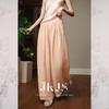 JK&JS Flowy High-Waisted Wide-Leg Pants