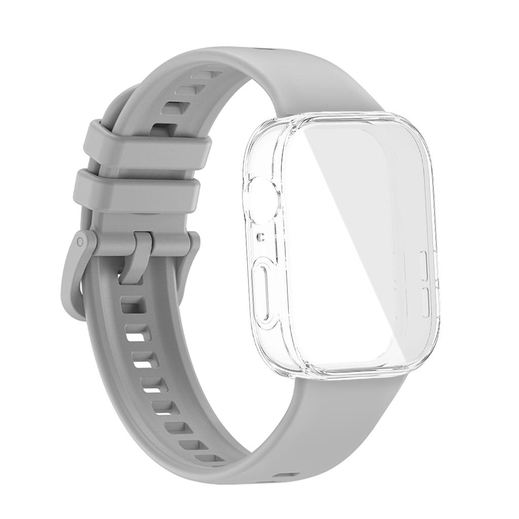 Для Huawei Watch Fit 3 Ремешок Мягкий Силикон Спортивный Браслет + Мягкий Чехол из ТПУ Дышащий Браслет для Умных Часов Для Huawei Fit3 Correa