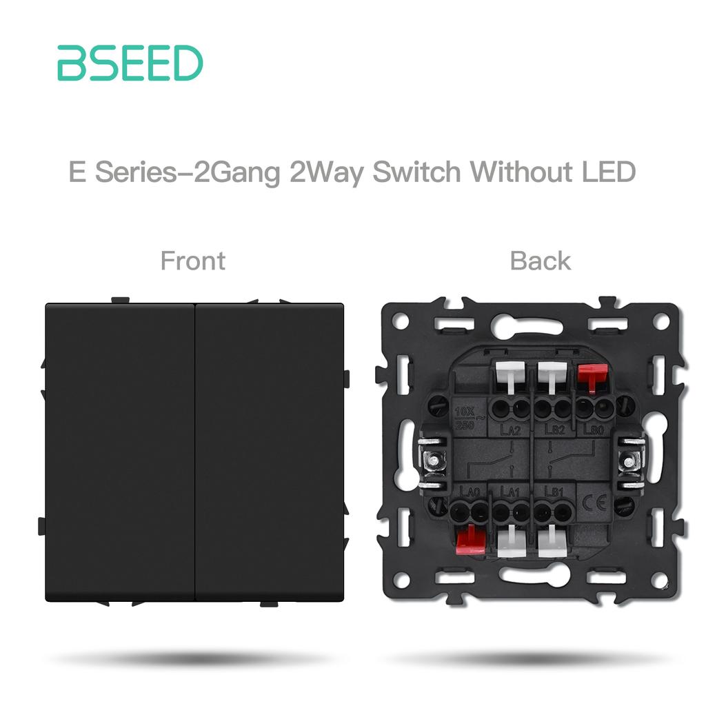 BSEED Модуль кнопки выключателя DIY Зарядка телефона от USB Розетка FR Части Настенный светильник Большой выключатель Пластиковая рамка Комбинация Серия E