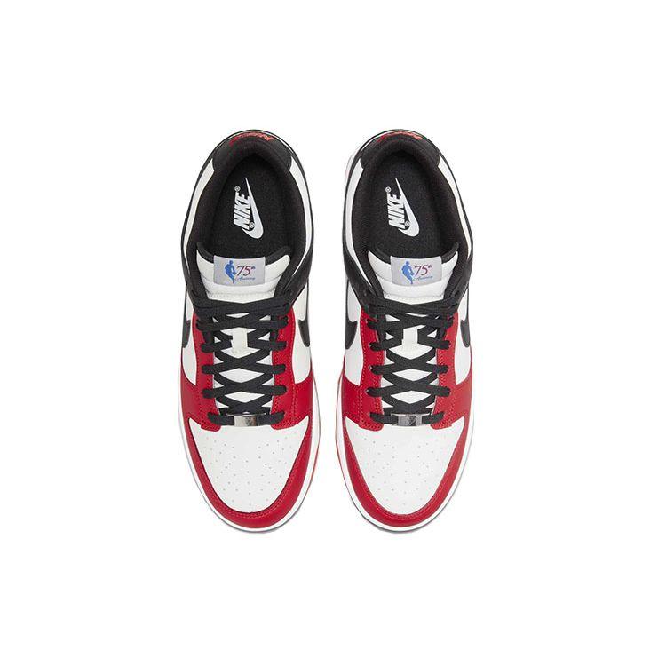 Nike NBA x Dunk Low EMB 75th Anniversary — мужские кроссовки Bulls Red Sail Black DD3363-100
