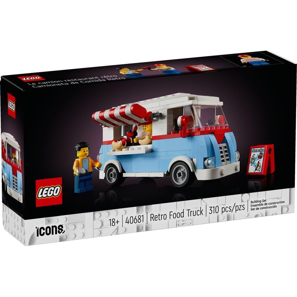 LEGO Значки 40681 Ретро-фургон с едой -