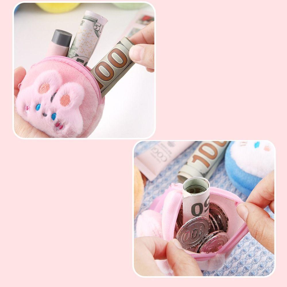 Мини кошелек для монет, мультяшная сумка для наушников, креативный кошелек для денег, для женщин и девочек