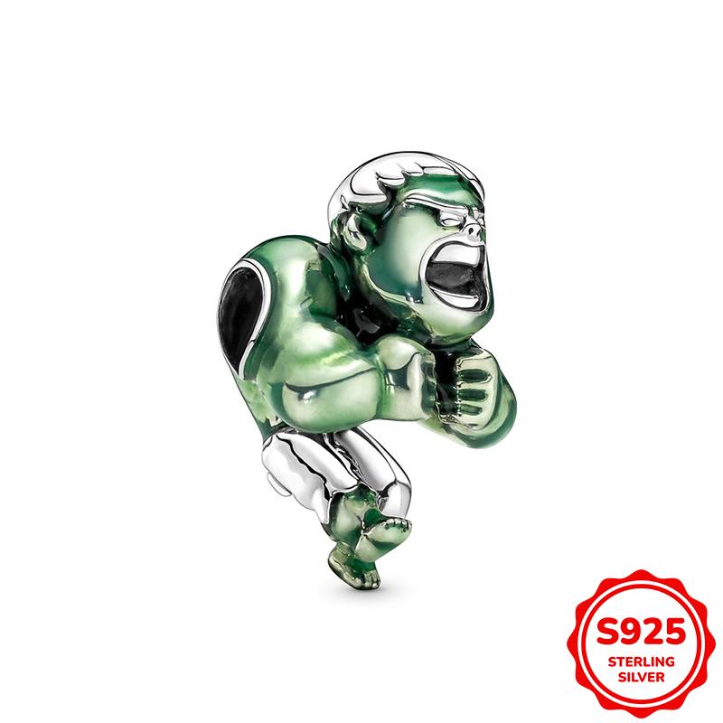 Marvel Человек-паук и Щит Капитана Америки Подвеска Шарм Бусина Подходит для Браслета 3 мм Ожерелье Женский Кулон Роскошные DIY Ювелирные Изделия Подарок