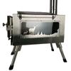 2023 Customize Multipurpose Portable Heating Cooking Outdoor Cookware Tent Wood Burning Camping Stove