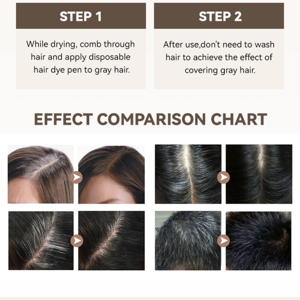 3 цвета, портативная ручка-краска для волос, быстрое временное покрытие, белый одноразовый крем для волос «сделай сам», одноразовый лак для волос, краска для волос, палочка