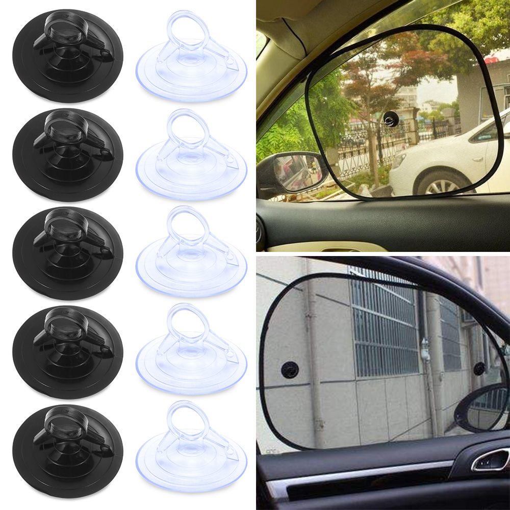 10PCS Clear Car Sunshade Kitchen & Home Sucker Suction Cup Hook Wall Hanger