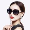 Солнцезащитные очки с большой оправой для женщин, элегантные модные солнцезащитные очки, женские очки-оттенки, очки Fox, неполяризованные