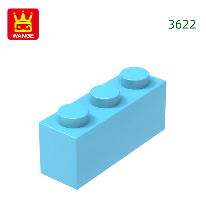 Нетоксичный 85 шт./лот 3622 1x3 точки Строительный блок Moc Классические аксессуары Совместим с Кирпич Детские игрушки Подарочная коробка
