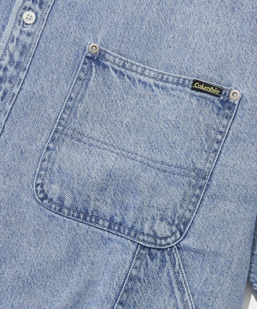 COLUMBIA UNIVERSITY Utility Two Pocket Denim Shirts_Light Jean