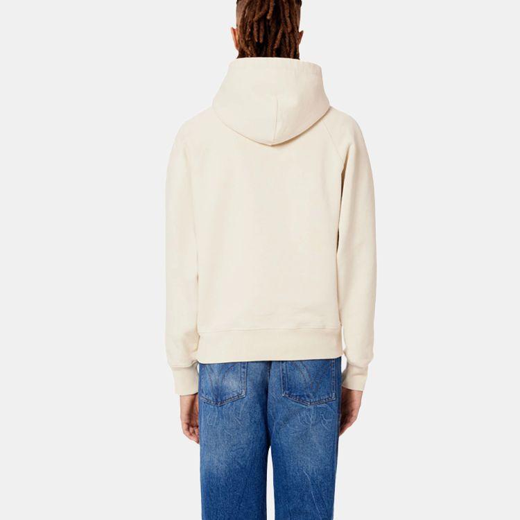 AMIPARIS Fw22 Логотип Символ Сердца Однотонный Худи Свитшот с Длинным Рукавом Унисекс свитшот Off-White USW202747-150