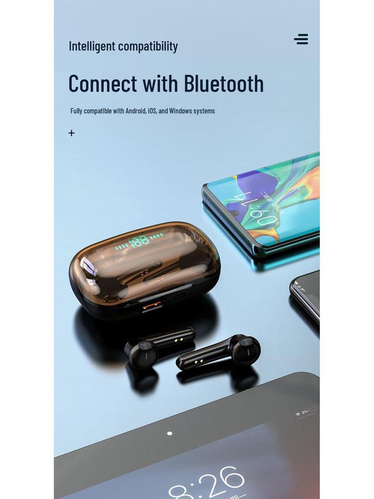 Полностью беспроводные Bluetooth-наушники с шумоподавлением - Высококачественный звук для спорта
