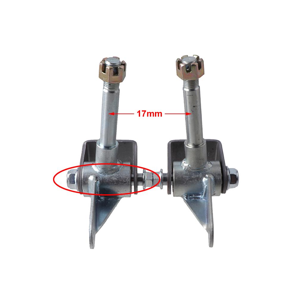 15mm/17mm 3 Stud Front Wheel Knuckle Spindle 5"/6" Wheel Hub For DIY 110cc 168 200F Go Kart Buggy ATV UTV Quad Bike Parts