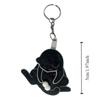 Rotatable Pull Play Egg Cat Keychain Exquisite Jewelry Keychain Cute Trick Cat Bag Pendant  Couple