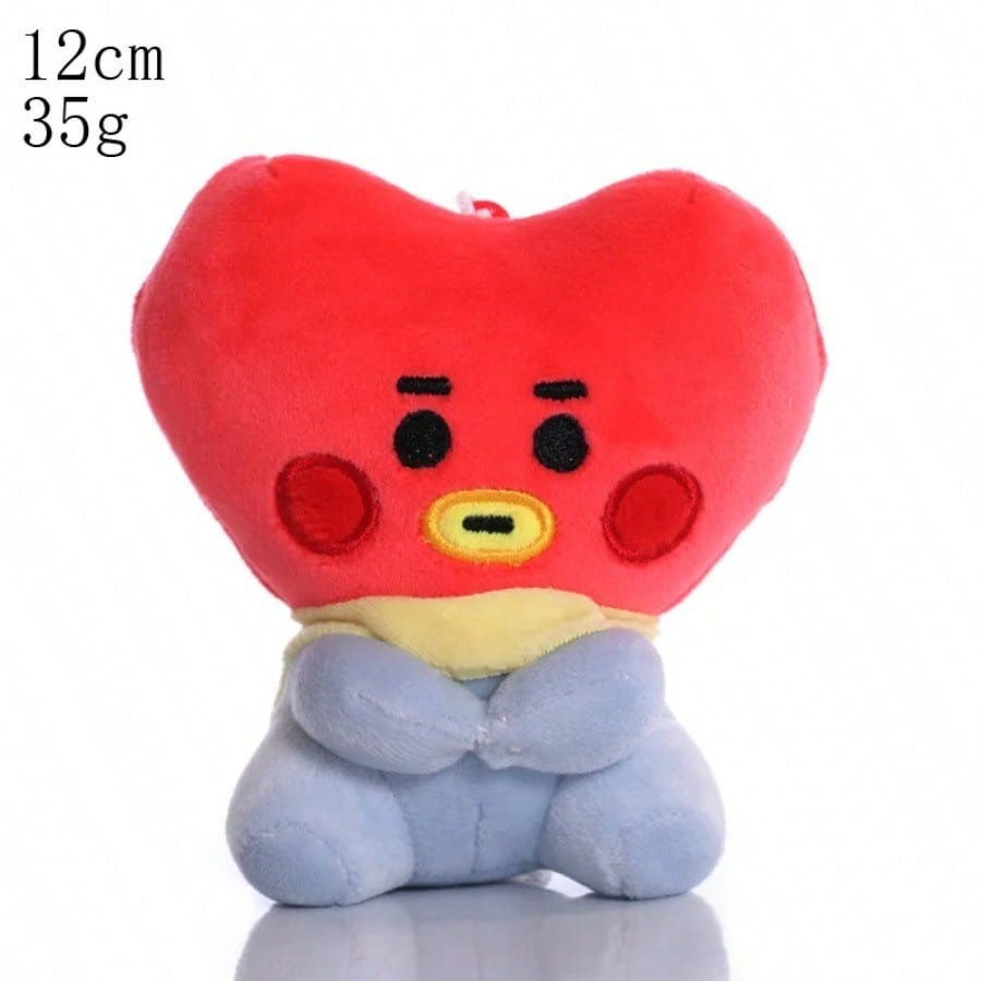 LINE FRIENDS BT21 Kpop Аниме 10–24 См Мультяшная Плюшевая Игрушка Рюкзак: Милая кукла в корейском стиле — Идеально подходит для Рождества и дней рождения
