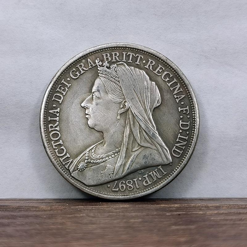 1897 Королева Виктория, винтажные поделки, декоративные монеты, креативные подарки, коллекционный, Рождественский подарок, Подарки для чулка