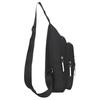 Warrior Single Shoulder Bag Casual Sports Running Travel Simple Solid Color Commuter Crossbody Bag Fabric Chest Bag Men bags Black H2409U5607201