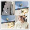3/6/8PCS Double Head Pin Pearl Brooch Non-Slip Brooches New Waist Fastening Pins  Scarf Fastening