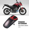 Front Fender Mudguard Extender For Honda CB 500 X 500X CB500 CB500X 2022 2023 Motorcycle Accessories Hugger Extension