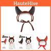 Adorable Pet Costume Accessory Set With Horned Headband And Cute Wig Parties For