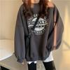 Women's Casual Autumn Sweater Loose Round Neck Letter Fashion
