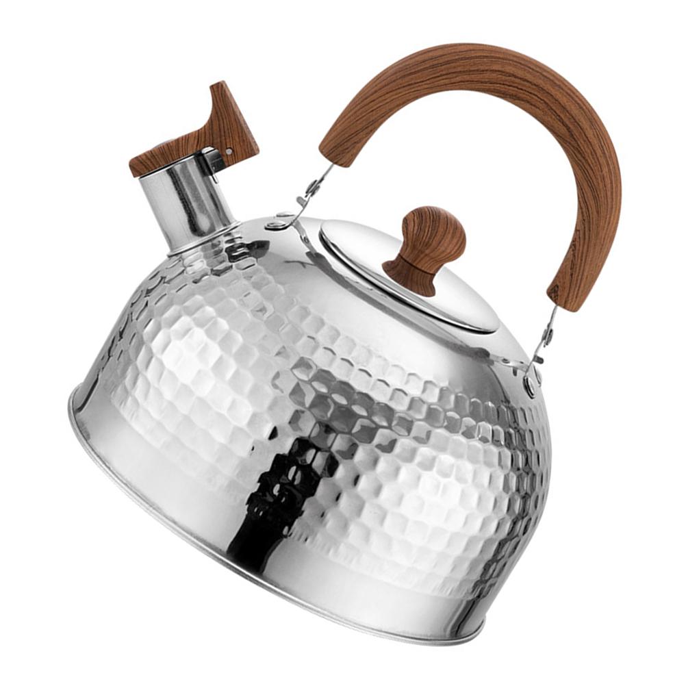 4L Whistling Stovetop Tea Tea Kettle Kettle Stovetop Tea Kettle Water Boiler Kettle Stainless Steel Water Boiler with Handle