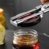 Easy Can Opener Adjustable Jar Opener Multifunctional Stainless Steel Bottle Cap Opener Jar Lid Gripper Home Kitchen Gadgets