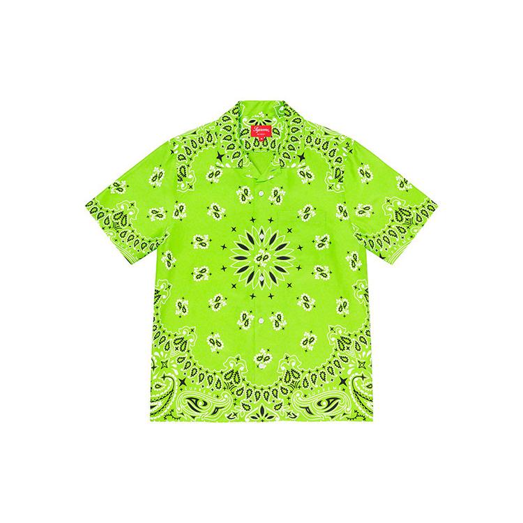 Supreme Bandana Silk S/S Shirt SUP-SS21-702