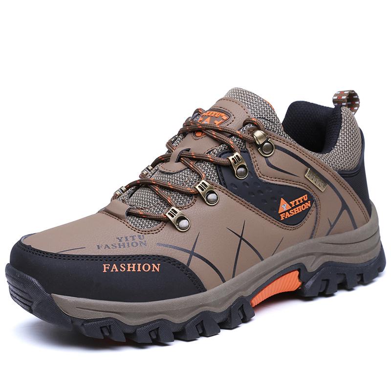 High Top Men's Outdoor Desert Hiking Shoes Hiking Boots Fashion Classic Casual Sports Shoes Anti-slip Wear-resistant Men's Shoes